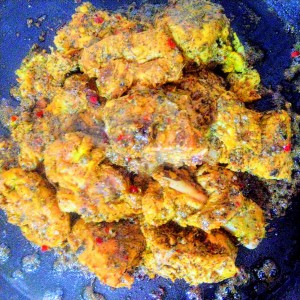 Afghani chicken fry